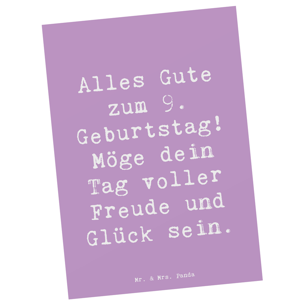 Postkarte Spruch 9. Geburtstag Freude Postkarte, Karte, Geschenkkarte, Grußkarte, Einladung, Ansichtskarte, Geburtstagskarte, Einladungskarte, Dankeskarte, Ansichtskarten, Einladung Geburtstag, Einladungskarten Geburtstag, Geburtstag, Geburtstagsgeschenk, Geschenk