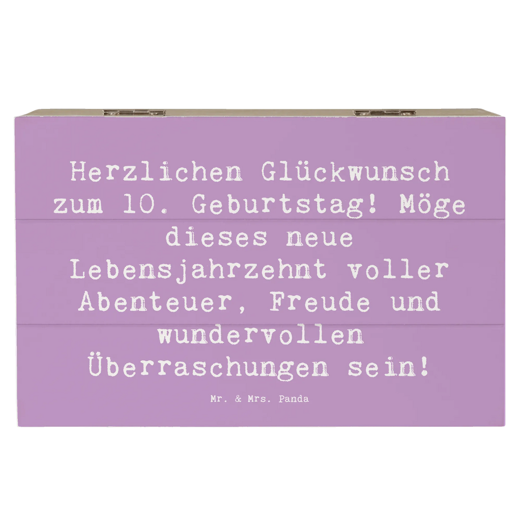 Holzkiste Spruch 10. Geburtstag Holzkiste, Kiste, Schatzkiste, Truhe, Schatulle, XXL, Erinnerungsbox, Erinnerungskiste, Dekokiste, Aufbewahrungsbox, Geschenkbox, Geschenkdose, Geburtstag, Geburtstagsgeschenk, Geschenk