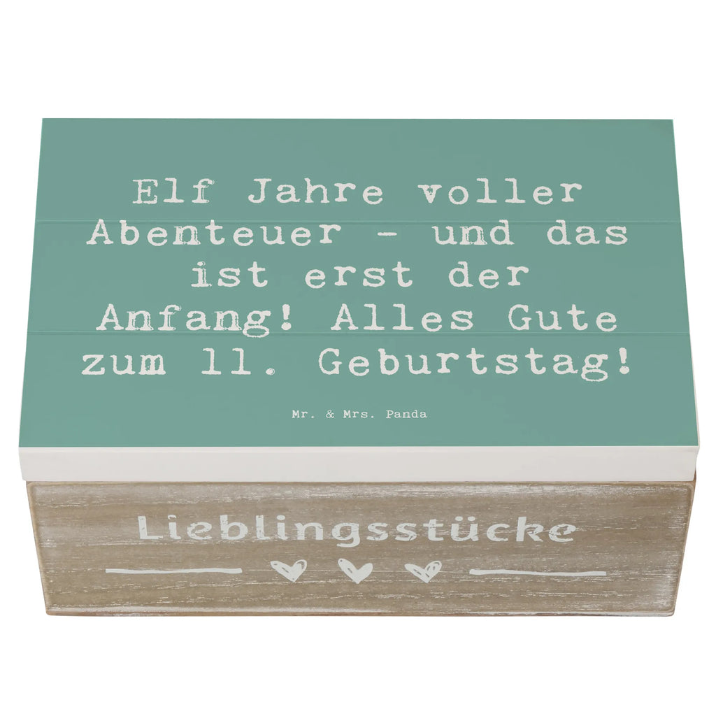 Holzkiste Spruch 11. Geburtstag Abenteuer Holzkiste, Kiste, Schatzkiste, Truhe, Schatulle, XXL, Erinnerungsbox, Erinnerungskiste, Dekokiste, Aufbewahrungsbox, Geschenkbox, Geschenkdose, Geburtstag, Geburtstagsgeschenk, Geschenk