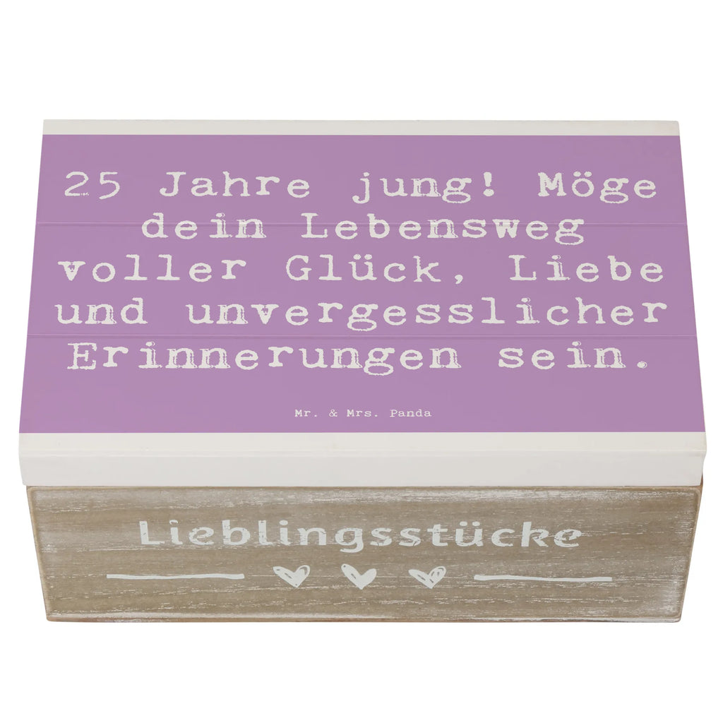 Holzkiste Spruch 25. Geburtstag Glück Holzkiste, Kiste, Schatzkiste, Truhe, Schatulle, XXL, Erinnerungsbox, Erinnerungskiste, Dekokiste, Aufbewahrungsbox, Geschenkbox, Geschenkdose, Geburtstag, Geburtstagsgeschenk, Geschenk