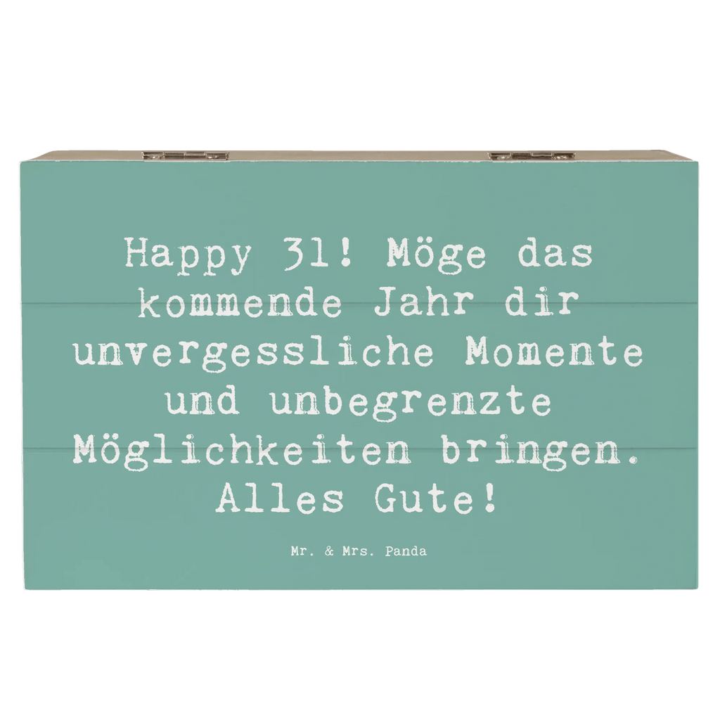 Holzkiste Spruch 31. Geburtstag Holzkiste, Kiste, Schatzkiste, Truhe, Schatulle, XXL, Erinnerungsbox, Erinnerungskiste, Dekokiste, Aufbewahrungsbox, Geschenkbox, Geschenkdose, Geburtstag, Geburtstagsgeschenk, Geschenk