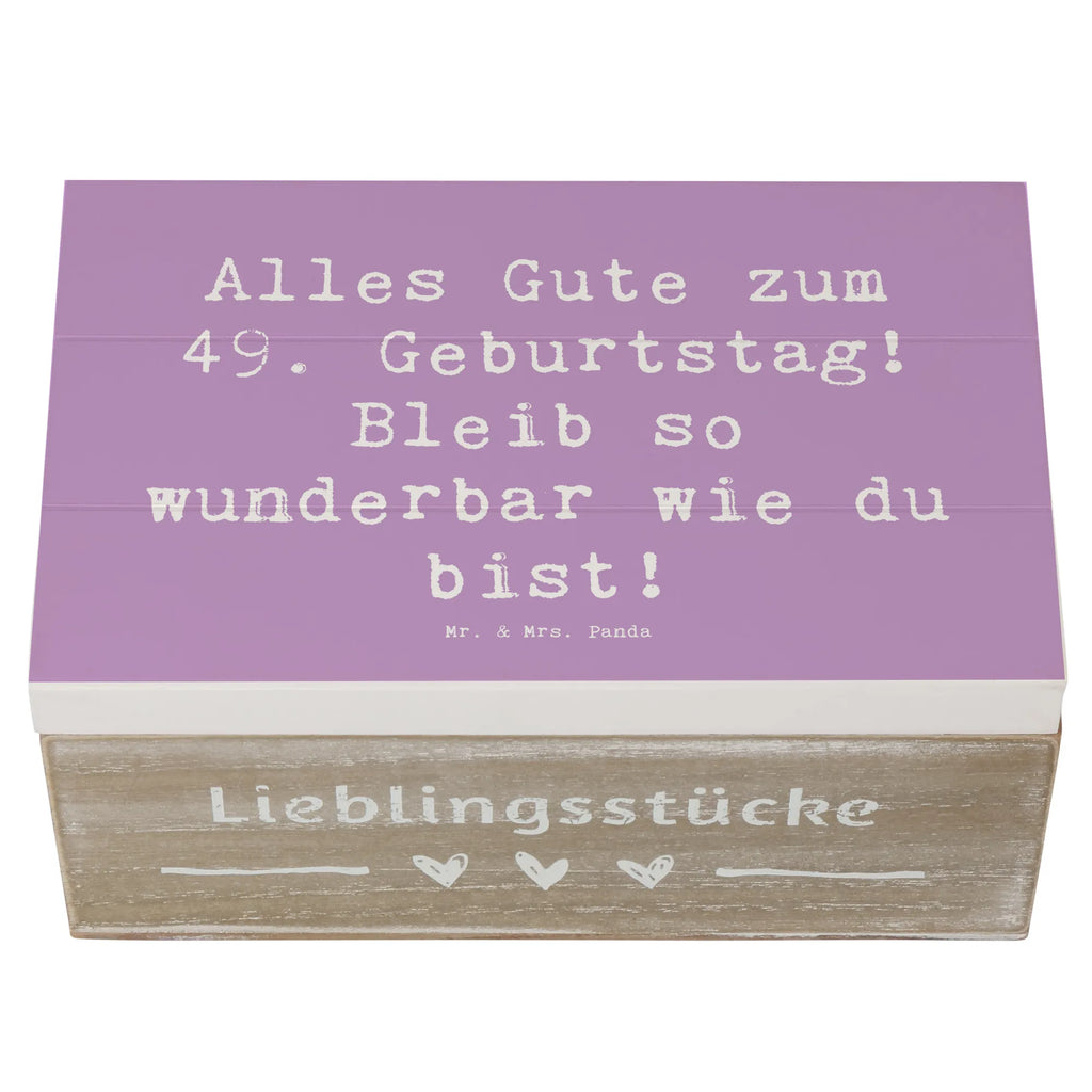 Holzkiste Spruch 49. Geburtstag Freude Holzkiste, Kiste, Schatzkiste, Truhe, Schatulle, XXL, Erinnerungsbox, Erinnerungskiste, Dekokiste, Aufbewahrungsbox, Geschenkbox, Geschenkdose, Geburtstag, Geburtstagsgeschenk, Geschenk