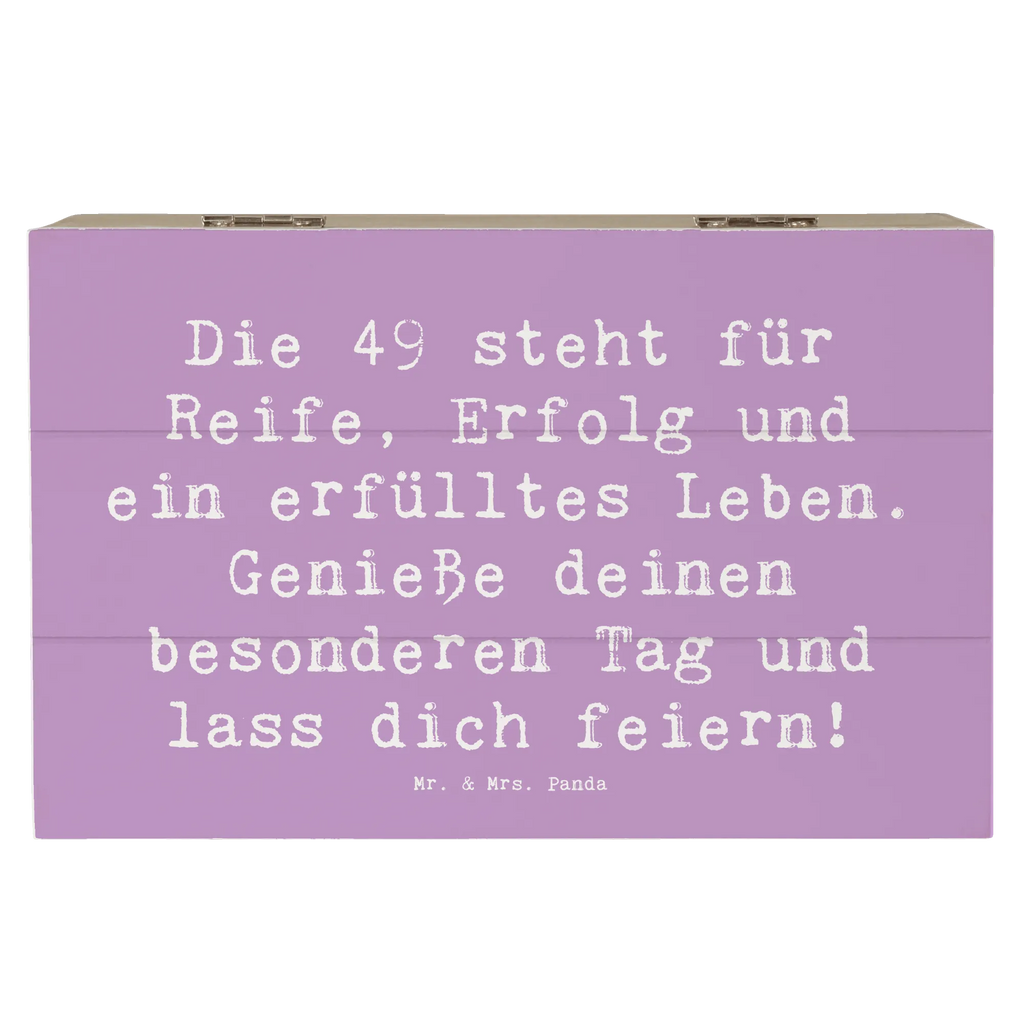 Holzkiste Spruch 49. Geburtstag Holzkiste, Kiste, Schatzkiste, Truhe, Schatulle, XXL, Erinnerungsbox, Erinnerungskiste, Dekokiste, Aufbewahrungsbox, Geschenkbox, Geschenkdose, Geburtstag, Geburtstagsgeschenk, Geschenk