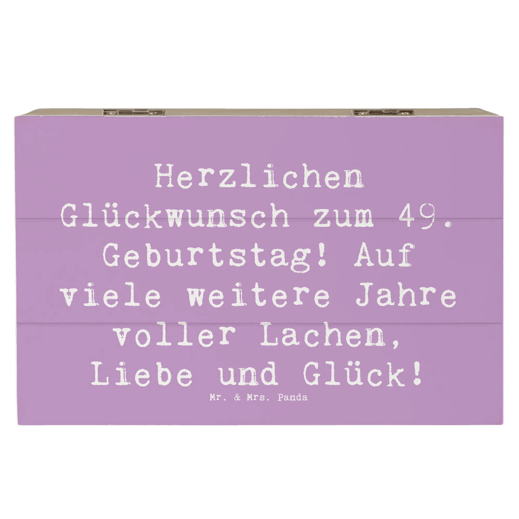 Holzkiste Spruch 49. Geburtstag Glückwünsche Holzkiste, Kiste, Schatzkiste, Truhe, Schatulle, XXL, Erinnerungsbox, Erinnerungskiste, Dekokiste, Aufbewahrungsbox, Geschenkbox, Geschenkdose, Geburtstag, Geburtstagsgeschenk, Geschenk