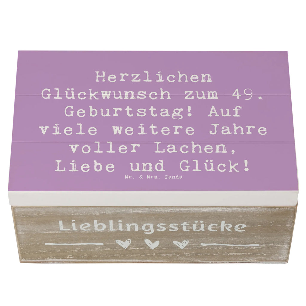 Holzkiste Spruch 49. Geburtstag Glückwünsche Holzkiste, Kiste, Schatzkiste, Truhe, Schatulle, XXL, Erinnerungsbox, Erinnerungskiste, Dekokiste, Aufbewahrungsbox, Geschenkbox, Geschenkdose, Geburtstag, Geburtstagsgeschenk, Geschenk