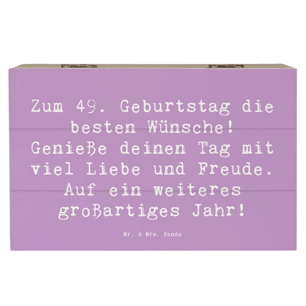 Holzkiste Spruch 49. Geburtstag Wünsche Holzkiste, Kiste, Schatzkiste, Truhe, Schatulle, XXL, Erinnerungsbox, Erinnerungskiste, Dekokiste, Aufbewahrungsbox, Geschenkbox, Geschenkdose, Geburtstag, Geburtstagsgeschenk, Geschenk