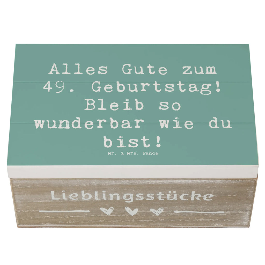 Holzkiste Spruch 49. Geburtstag Freude Holzkiste, Kiste, Schatzkiste, Truhe, Schatulle, XXL, Erinnerungsbox, Erinnerungskiste, Dekokiste, Aufbewahrungsbox, Geschenkbox, Geschenkdose, Geburtstag, Geburtstagsgeschenk, Geschenk