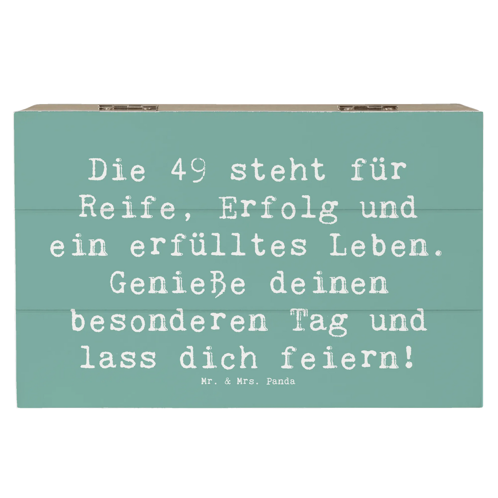 Holzkiste Spruch 49. Geburtstag Holzkiste, Kiste, Schatzkiste, Truhe, Schatulle, XXL, Erinnerungsbox, Erinnerungskiste, Dekokiste, Aufbewahrungsbox, Geschenkbox, Geschenkdose, Geburtstag, Geburtstagsgeschenk, Geschenk