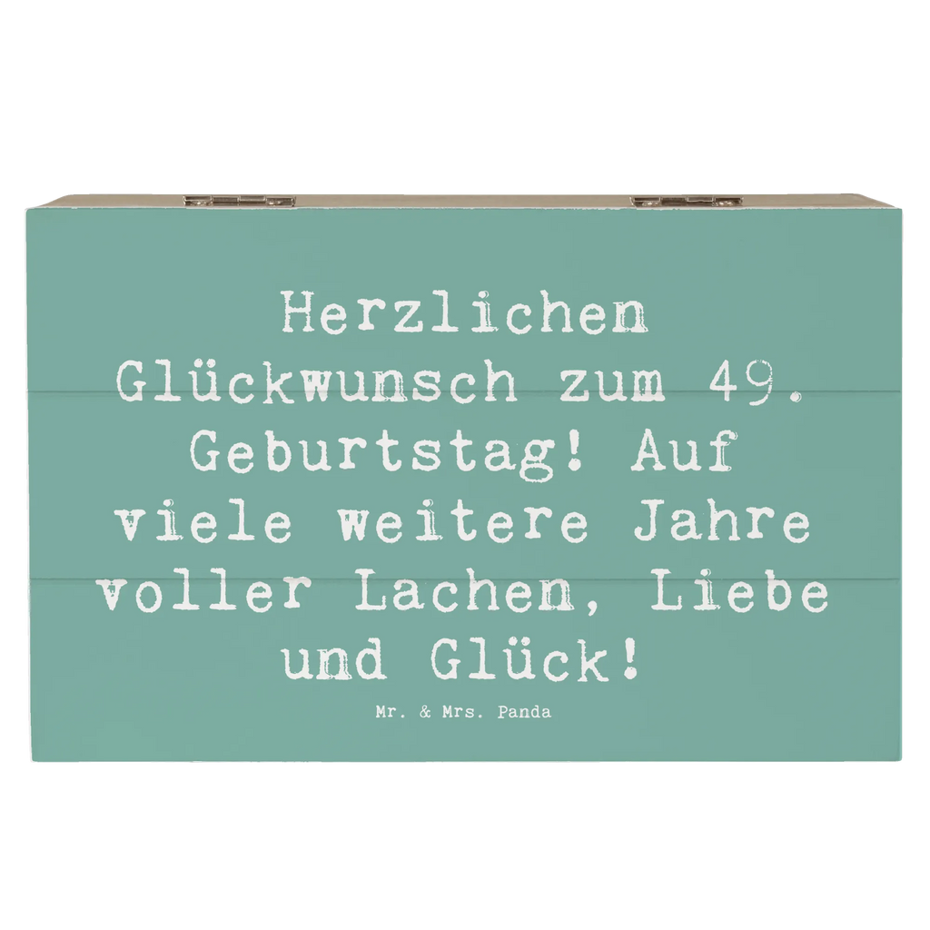 Holzkiste Spruch 49. Geburtstag Glückwünsche Holzkiste, Kiste, Schatzkiste, Truhe, Schatulle, XXL, Erinnerungsbox, Erinnerungskiste, Dekokiste, Aufbewahrungsbox, Geschenkbox, Geschenkdose, Geburtstag, Geburtstagsgeschenk, Geschenk