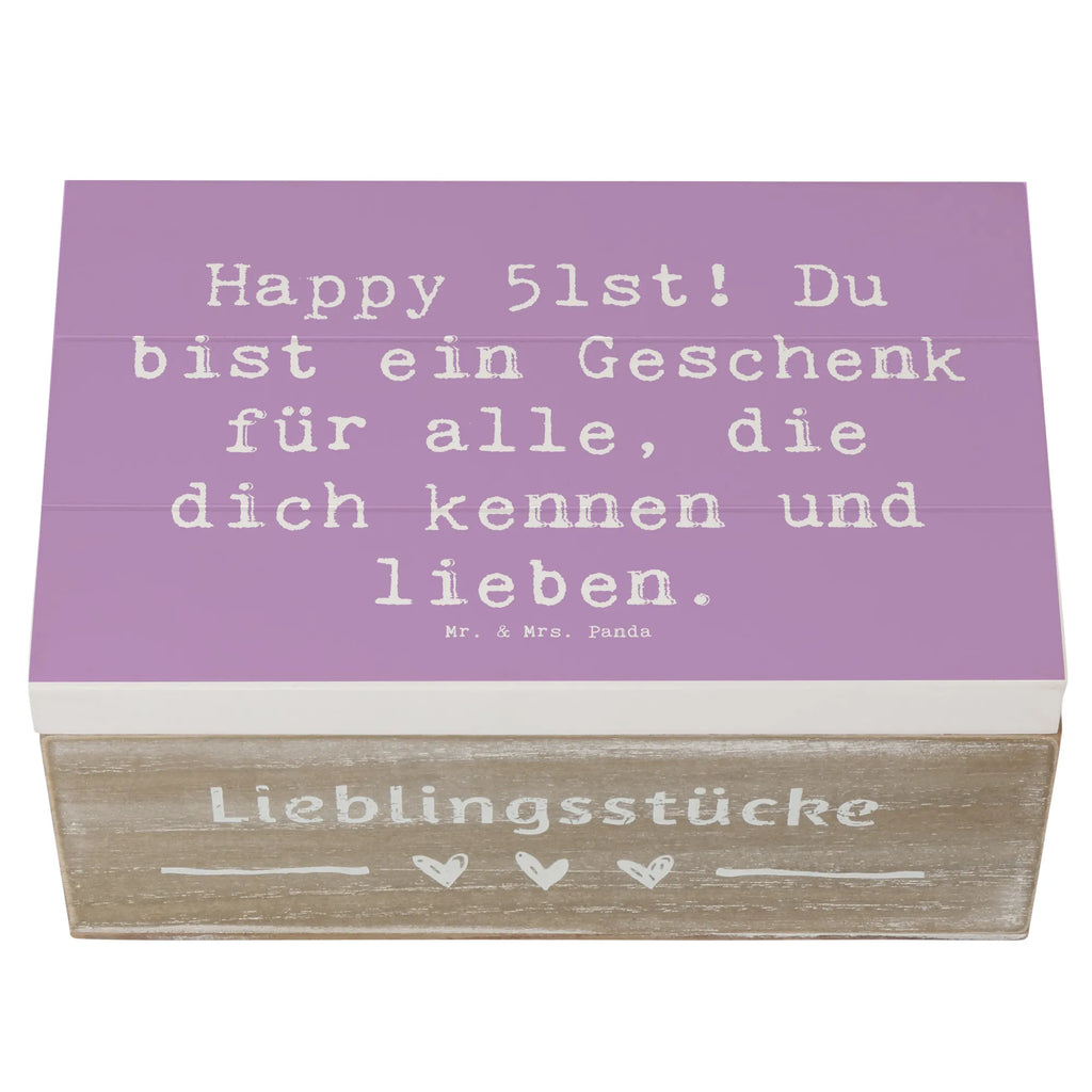 Holzkiste Spruch 51. Geburtstag Geschenk Holzkiste, Kiste, Schatzkiste, Truhe, Schatulle, XXL, Erinnerungsbox, Erinnerungskiste, Dekokiste, Aufbewahrungsbox, Geschenkbox, Geschenkdose, Geburtstag, Geburtstagsgeschenk, Geschenk