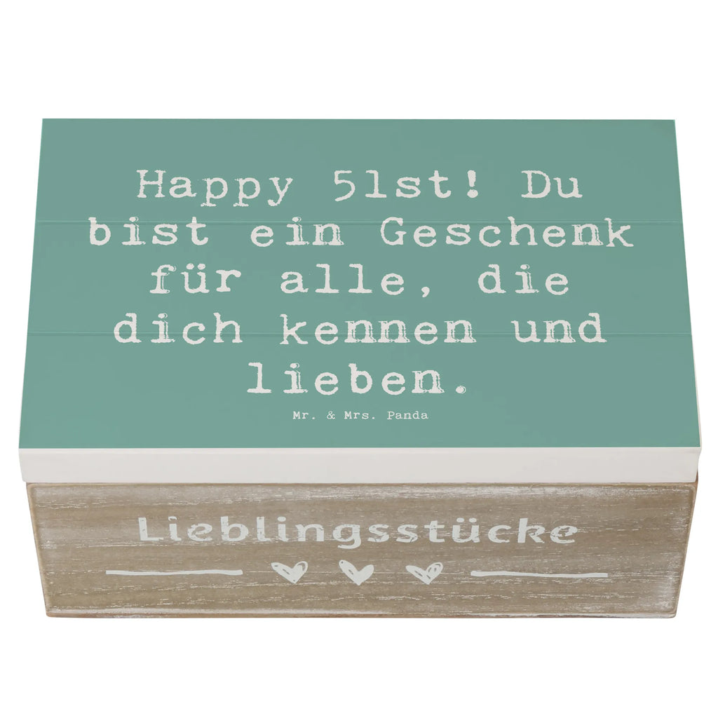 Holzkiste Spruch 51. Geburtstag Geschenk Holzkiste, Kiste, Schatzkiste, Truhe, Schatulle, XXL, Erinnerungsbox, Erinnerungskiste, Dekokiste, Aufbewahrungsbox, Geschenkbox, Geschenkdose, Geburtstag, Geburtstagsgeschenk, Geschenk