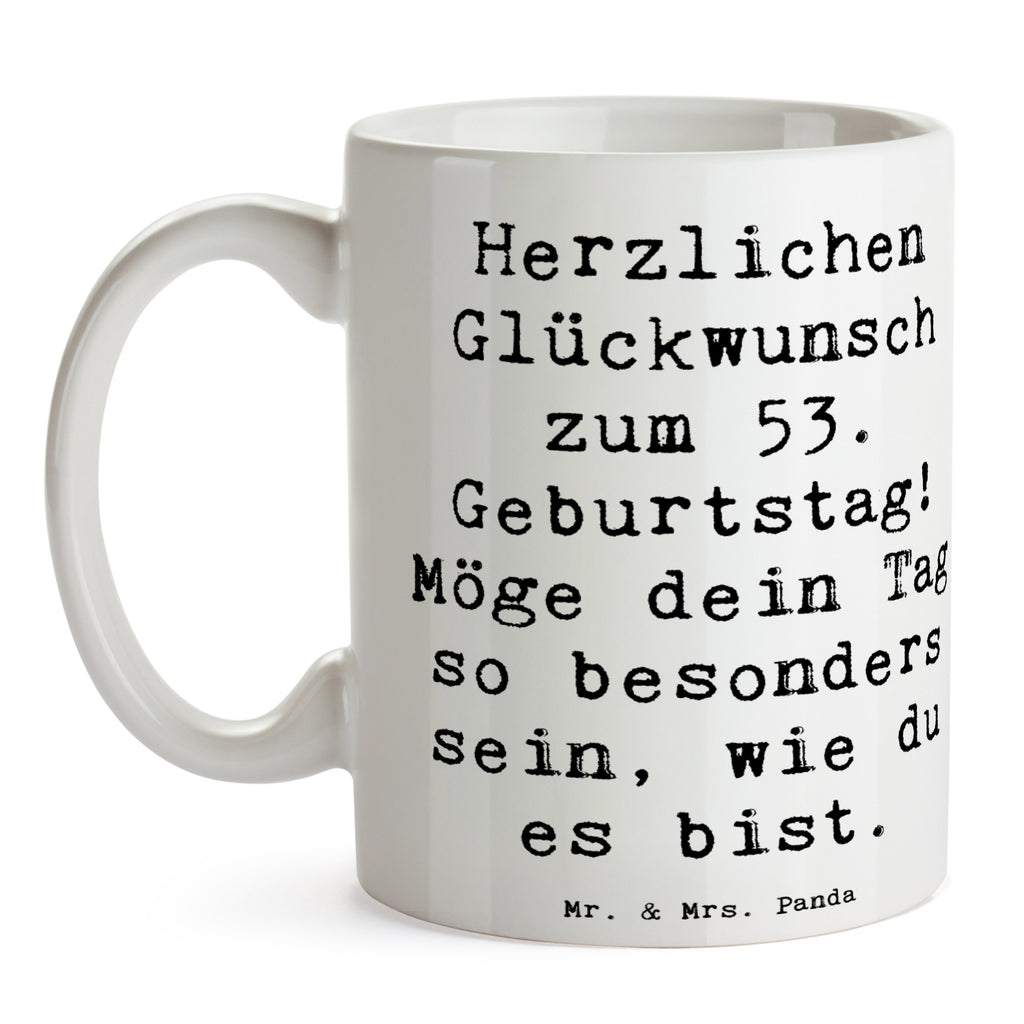 Tasse Spruch 53. Geburtstag Tasse, Kaffeetasse, Teetasse, Becher, Kaffeebecher, Teebecher, Keramiktasse, Porzellantasse, Büro Tasse, Geschenk Tasse, Tasse Sprüche, Tasse Motive, Kaffeetassen, Tasse bedrucken, Designer Tasse, Cappuccino Tassen, Schöne Teetassen, Geburtstag, Geburtstagsgeschenk, Geschenk