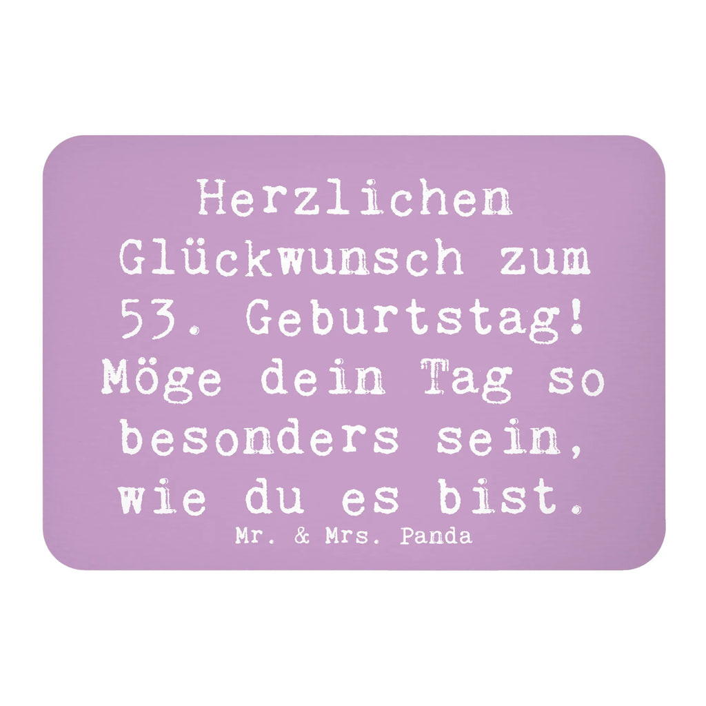 Magnet Spruch 53. Geburtstag Kühlschrankmagnet, Pinnwandmagnet, Souvenir Magnet, Motivmagnete, Dekomagnet, Whiteboard Magnet, Notiz Magnet, Kühlschrank Dekoration, Geburtstag, Geburtstagsgeschenk, Geschenk