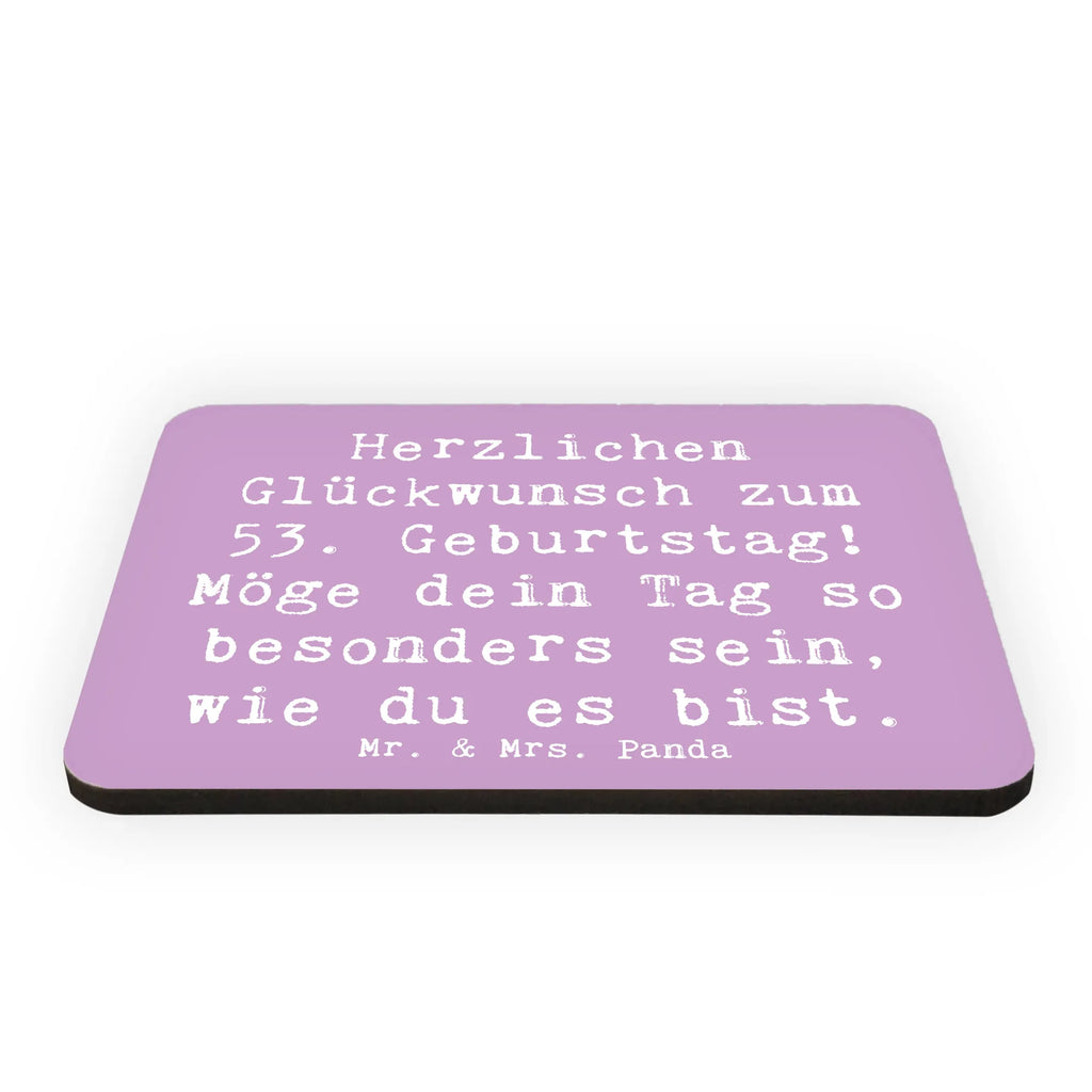 Magnet Spruch 53. Geburtstag Kühlschrankmagnet, Pinnwandmagnet, Souvenir Magnet, Motivmagnete, Dekomagnet, Whiteboard Magnet, Notiz Magnet, Kühlschrank Dekoration, Geburtstag, Geburtstagsgeschenk, Geschenk