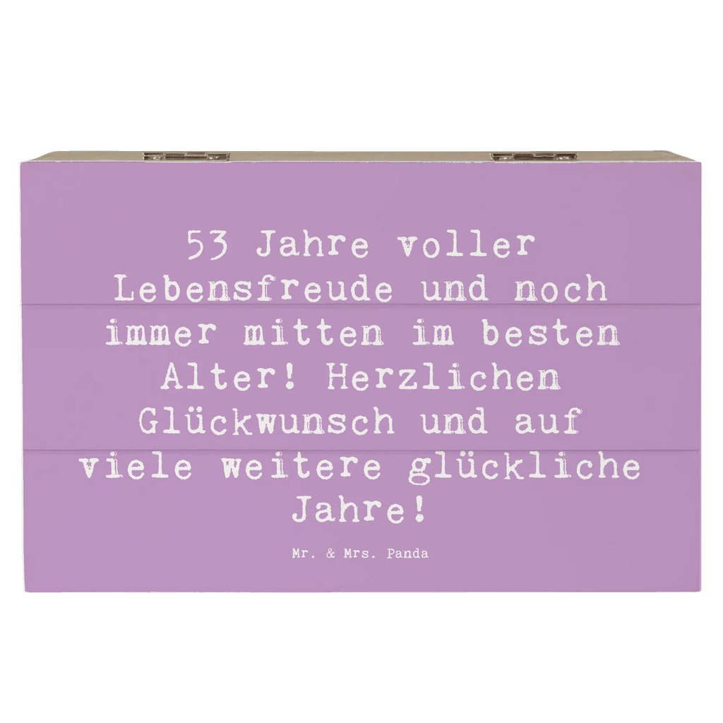 Holzkiste Spruch 53. Geburtstag Freude Holzkiste, Kiste, Schatzkiste, Truhe, Schatulle, XXL, Erinnerungsbox, Erinnerungskiste, Dekokiste, Aufbewahrungsbox, Geschenkbox, Geschenkdose, Geburtstag, Geburtstagsgeschenk, Geschenk