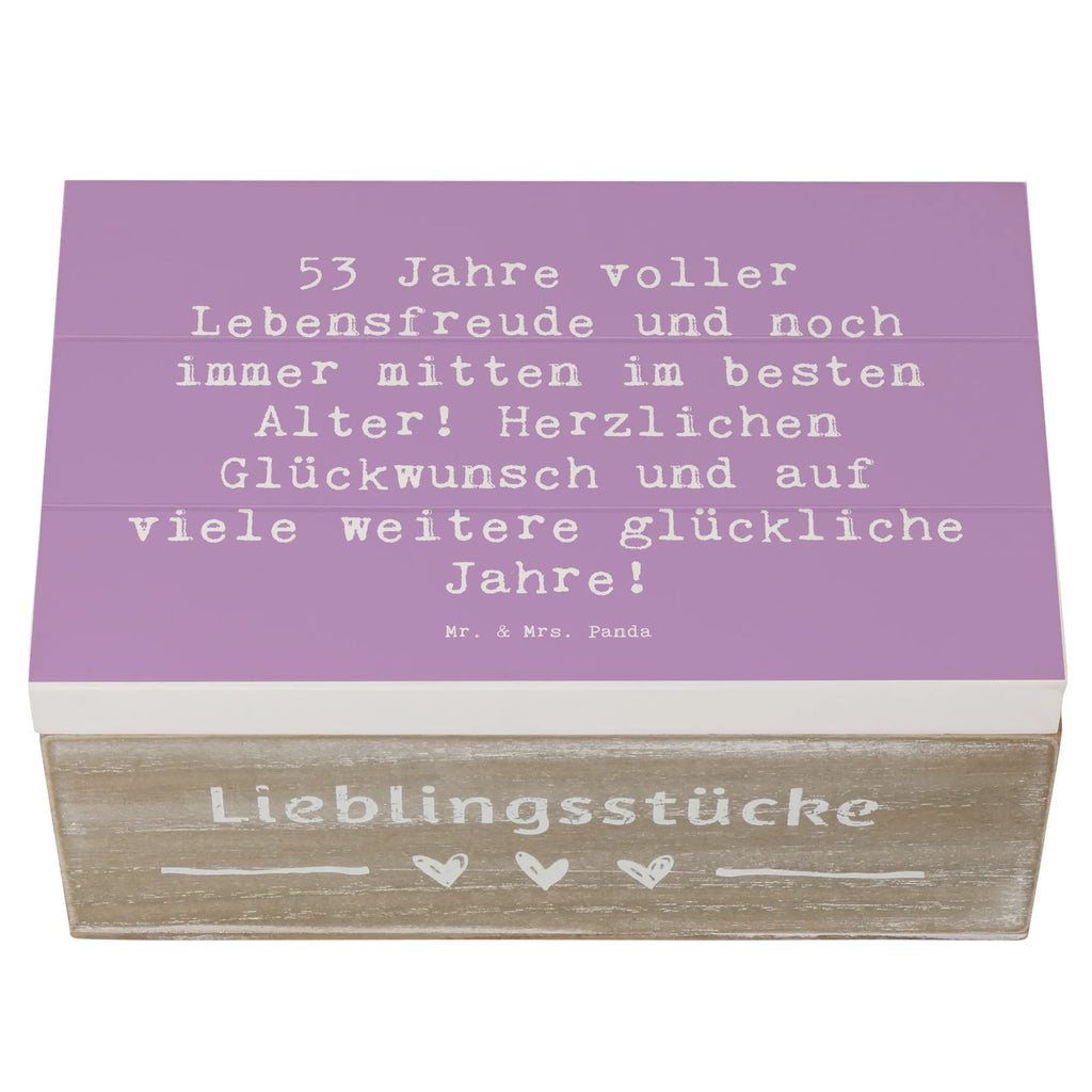 Holzkiste Spruch 53. Geburtstag Freude Holzkiste, Kiste, Schatzkiste, Truhe, Schatulle, XXL, Erinnerungsbox, Erinnerungskiste, Dekokiste, Aufbewahrungsbox, Geschenkbox, Geschenkdose, Geburtstag, Geburtstagsgeschenk, Geschenk