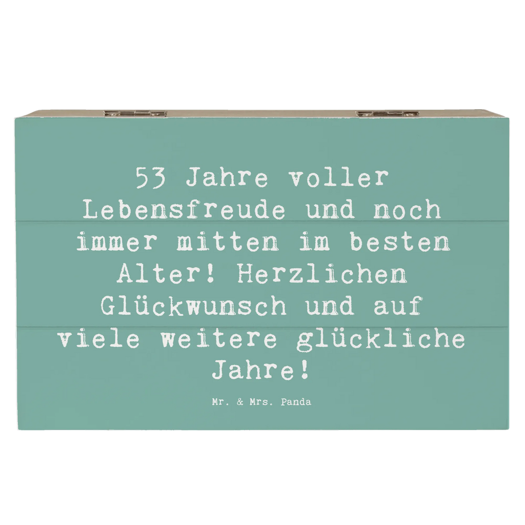 Holzkiste Spruch 53. Geburtstag Freude Holzkiste, Kiste, Schatzkiste, Truhe, Schatulle, XXL, Erinnerungsbox, Erinnerungskiste, Dekokiste, Aufbewahrungsbox, Geschenkbox, Geschenkdose, Geburtstag, Geburtstagsgeschenk, Geschenk