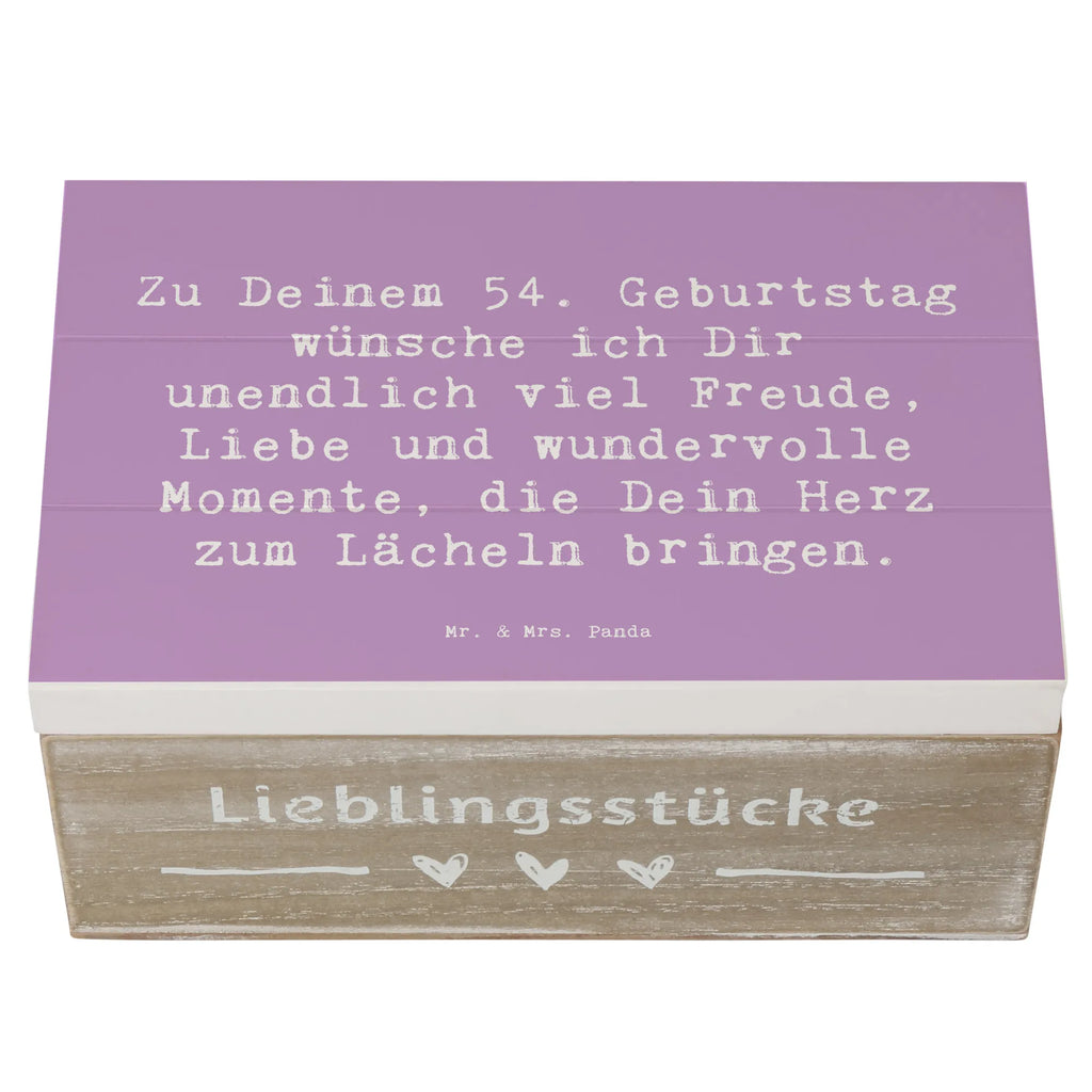 Holzkiste Spruch 54. Geburtstag Freude Holzkiste, Kiste, Schatzkiste, Truhe, Schatulle, XXL, Erinnerungsbox, Erinnerungskiste, Dekokiste, Aufbewahrungsbox, Geschenkbox, Geschenkdose, Geburtstag, Geburtstagsgeschenk, Geschenk