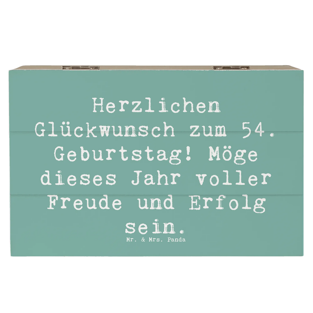 Holzkiste Spruch 54. Geburtstag Freude Erfolg Holzkiste, Kiste, Schatzkiste, Truhe, Schatulle, XXL, Erinnerungsbox, Erinnerungskiste, Dekokiste, Aufbewahrungsbox, Geschenkbox, Geschenkdose, Geburtstag, Geburtstagsgeschenk, Geschenk