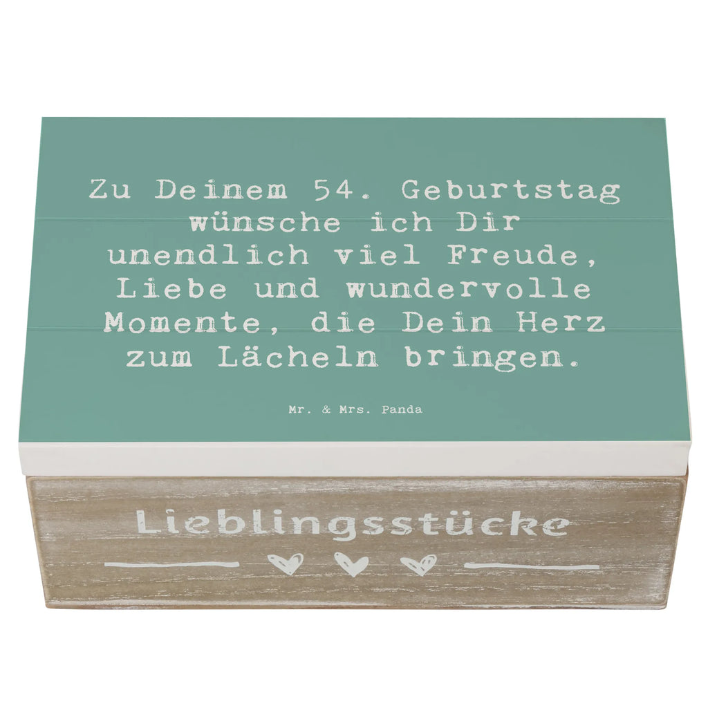 Holzkiste Spruch 54. Geburtstag Freude Holzkiste, Kiste, Schatzkiste, Truhe, Schatulle, XXL, Erinnerungsbox, Erinnerungskiste, Dekokiste, Aufbewahrungsbox, Geschenkbox, Geschenkdose, Geburtstag, Geburtstagsgeschenk, Geschenk