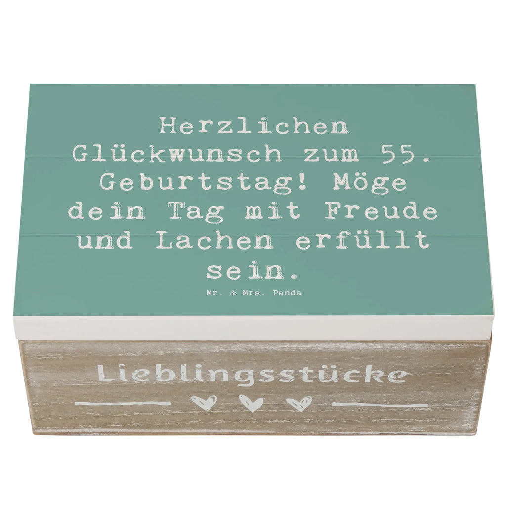 Holzkiste Spruch 55. Geburtstag Glückwunsch Holzkiste, Kiste, Schatzkiste, Truhe, Schatulle, XXL, Erinnerungsbox, Erinnerungskiste, Dekokiste, Aufbewahrungsbox, Geschenkbox, Geschenkdose, Geburtstag, Geburtstagsgeschenk, Geschenk