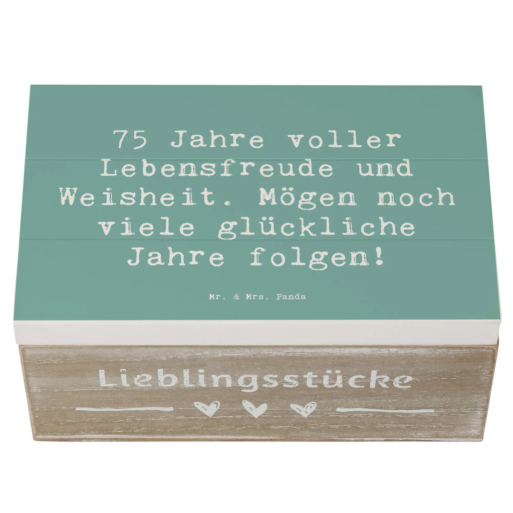 Holzkiste Spruch 75. Geburtstag Lebensfreude Holzkiste, Kiste, Schatzkiste, Truhe, Schatulle, XXL, Erinnerungsbox, Erinnerungskiste, Dekokiste, Aufbewahrungsbox, Geschenkbox, Geschenkdose, Geburtstag, Geburtstagsgeschenk, Geschenk