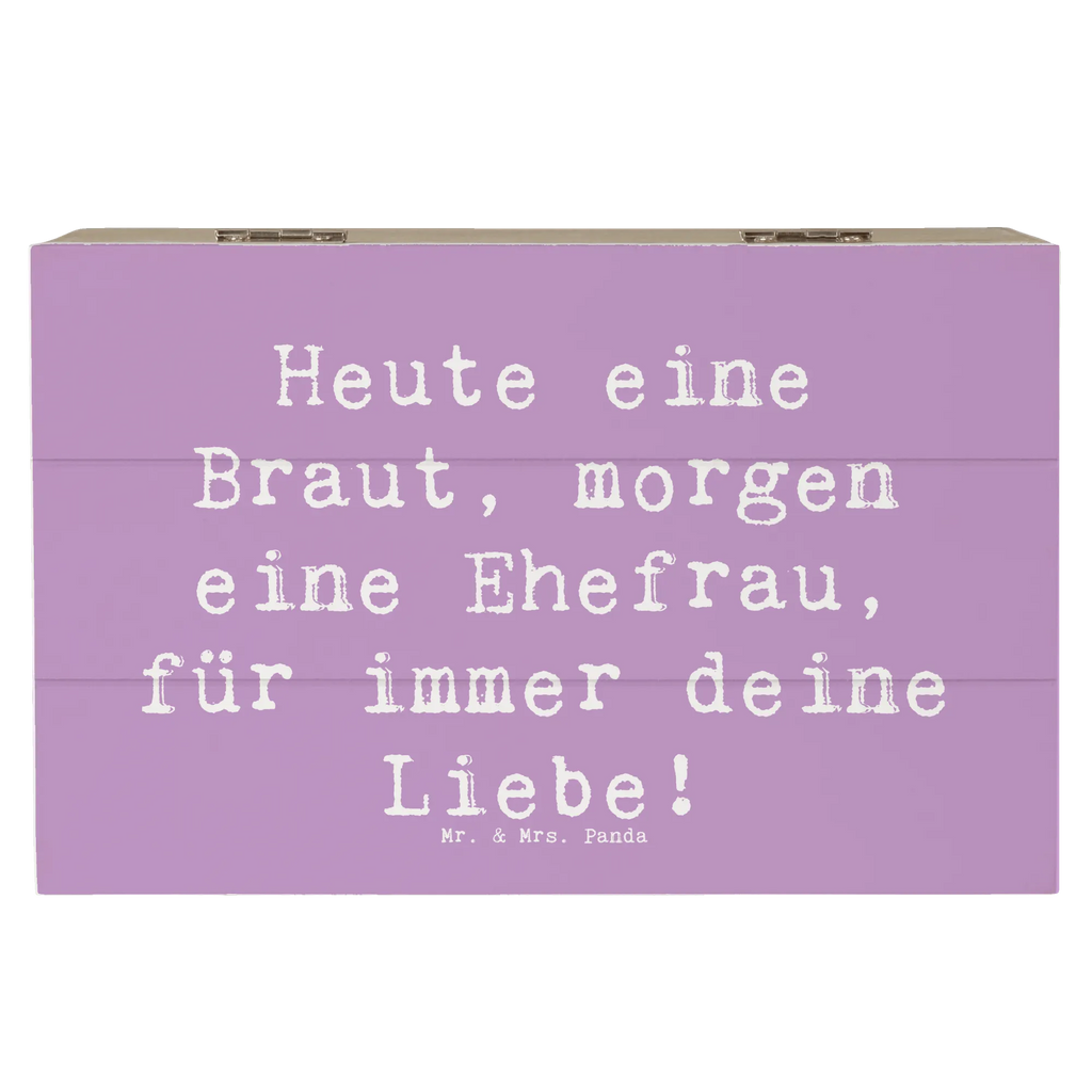 Holzkiste Heute eine Braut, morgen eine Ehefrau, für immer deine Liebe! Holzkiste, Kiste, Schatzkiste, Truhe, Schatulle, XXL, Erinnerungsbox, Erinnerungskiste, Dekokiste, Aufbewahrungsbox, Geschenkbox, Geschenkdose, Hochzeit, Hochzeitsgeschenk, Ehe, Hochzeitsfeier, Trauung, Trauungsgeschenk, Hochzeitskarte, Verlobungsfeier, Verlobungsgeschenk, Hochzeitsgeschenkideen, Hochzeitsgeschenke für Brautpaar