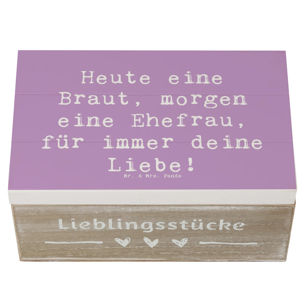 Holzkiste Heute eine Braut, morgen eine Ehefrau, für immer deine Liebe! Holzkiste, Kiste, Schatzkiste, Truhe, Schatulle, XXL, Erinnerungsbox, Erinnerungskiste, Dekokiste, Aufbewahrungsbox, Geschenkbox, Geschenkdose, Hochzeit, Hochzeitsgeschenk, Ehe, Hochzeitsfeier, Trauung, Trauungsgeschenk, Hochzeitskarte, Verlobungsfeier, Verlobungsgeschenk, Hochzeitsgeschenkideen, Hochzeitsgeschenke für Brautpaar