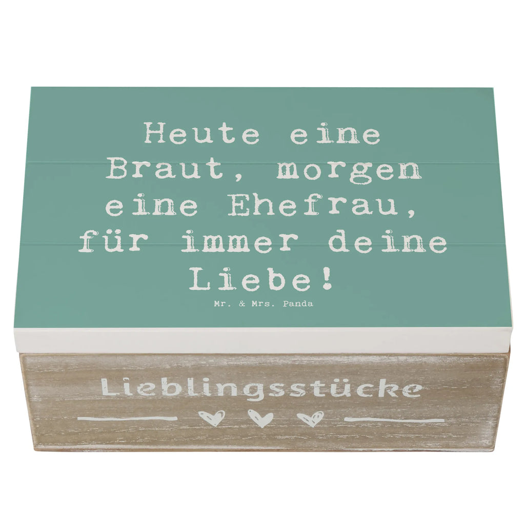 Holzkiste Heute eine Braut, morgen eine Ehefrau, für immer deine Liebe! Holzkiste, Kiste, Schatzkiste, Truhe, Schatulle, XXL, Erinnerungsbox, Erinnerungskiste, Dekokiste, Aufbewahrungsbox, Geschenkbox, Geschenkdose, Hochzeit, Hochzeitsgeschenk, Ehe, Hochzeitsfeier, Trauung, Trauungsgeschenk, Hochzeitskarte, Verlobungsfeier, Verlobungsgeschenk, Hochzeitsgeschenkideen, Hochzeitsgeschenke für Brautpaar