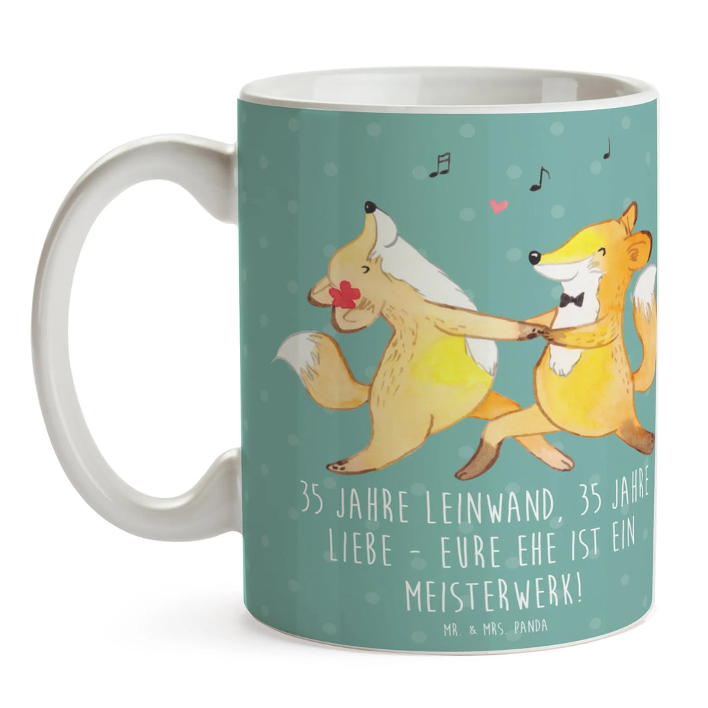 Tasse 35. Hochzeitstag Leinwandhochzeit Tasse, Kaffeetasse, Teetasse, Becher, Kaffeebecher, Teebecher, Keramiktasse, Porzellantasse, Büro Tasse, Geschenk Tasse, Tasse Sprüche, Tasse Motive, Kaffeetassen, Tasse bedrucken, Designer Tasse, Cappuccino Tassen, Schöne Teetassen, Hochzeit, Hochzeitsgeschenk, Ehe, Hochzeitsfeier, Trauung, Trauungsgeschenk, Hochzeitskarte, Verlobungsfeier, Verlobungsgeschenk, Hochzeitsgeschenkideen, Hochzeitsgeschenke für Brautpaar