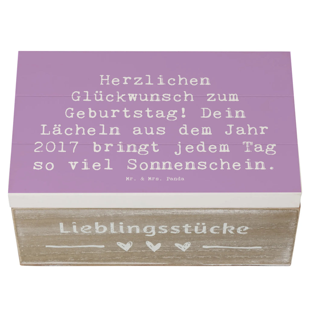 Holzkiste Spruch 2017 Geburtstag Lächeln Holzkiste, Kiste, Schatzkiste, Truhe, Schatulle, XXL, Erinnerungsbox, Erinnerungskiste, Dekokiste, Aufbewahrungsbox, Geschenkbox, Geschenkdose, Geburtstag, Geburtstagsgeschenk, Geschenk