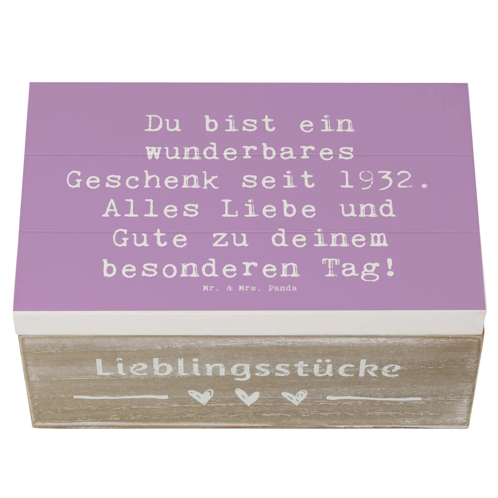 Holzkiste Spruch 1932 Geburtstag Geschenk Holzkiste, Kiste, Schatzkiste, Truhe, Schatulle, XXL, Erinnerungsbox, Erinnerungskiste, Dekokiste, Aufbewahrungsbox, Geschenkbox, Geschenkdose, Geburtstag, Geburtstagsgeschenk, Geschenk