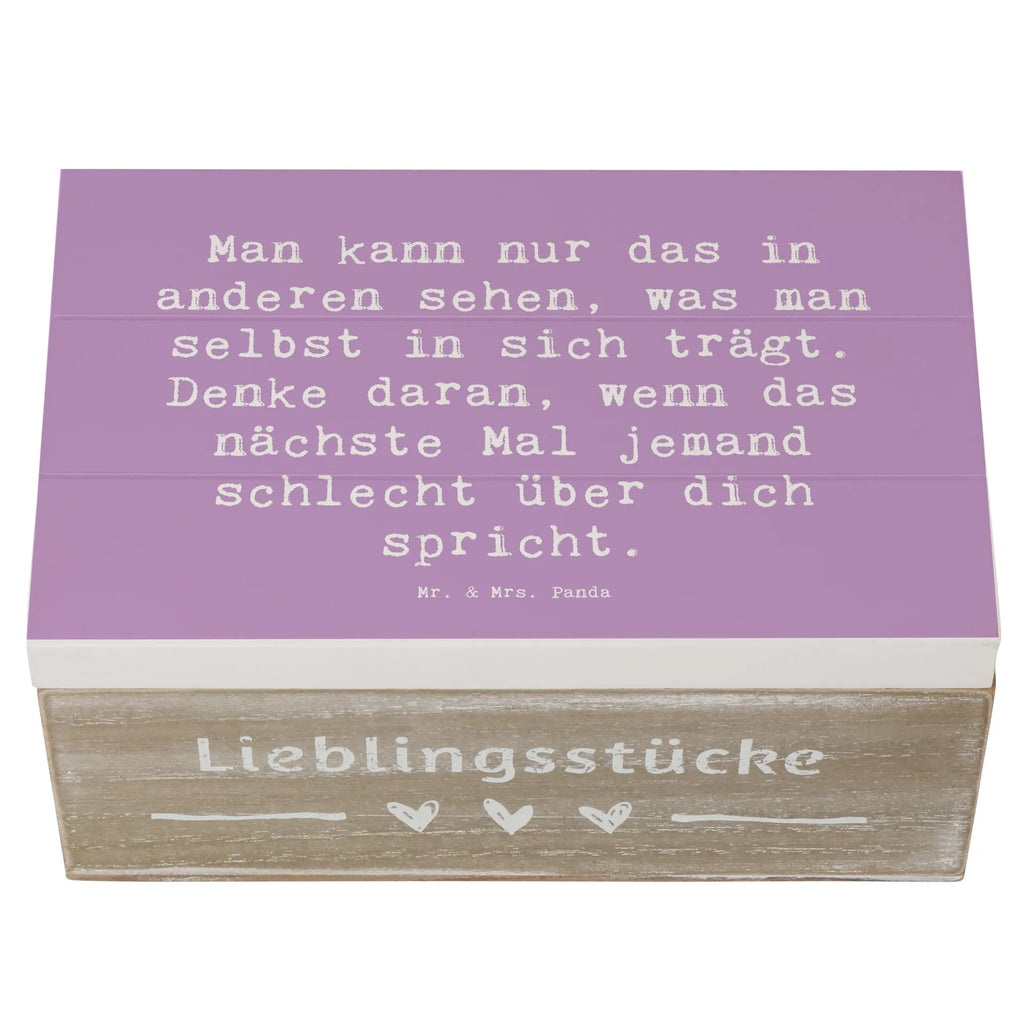 Holzkiste Spruch Mobbing bewältigen Spiegelbild Holzkiste, Kiste, Schatzkiste, Truhe, Schatulle, XXL, Erinnerungsbox, Erinnerungskiste, Dekokiste, Aufbewahrungsbox, Geschenkbox, Geschenkdose