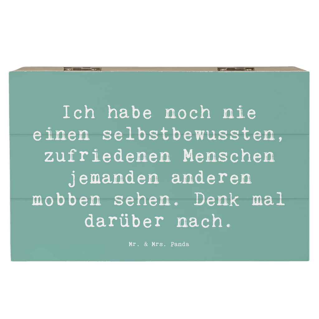 Holzkiste Spruch Mobbing bewältigen Holzkiste, Kiste, Schatzkiste, Truhe, Schatulle, XXL, Erinnerungsbox, Erinnerungskiste, Dekokiste, Aufbewahrungsbox, Geschenkbox, Geschenkdose