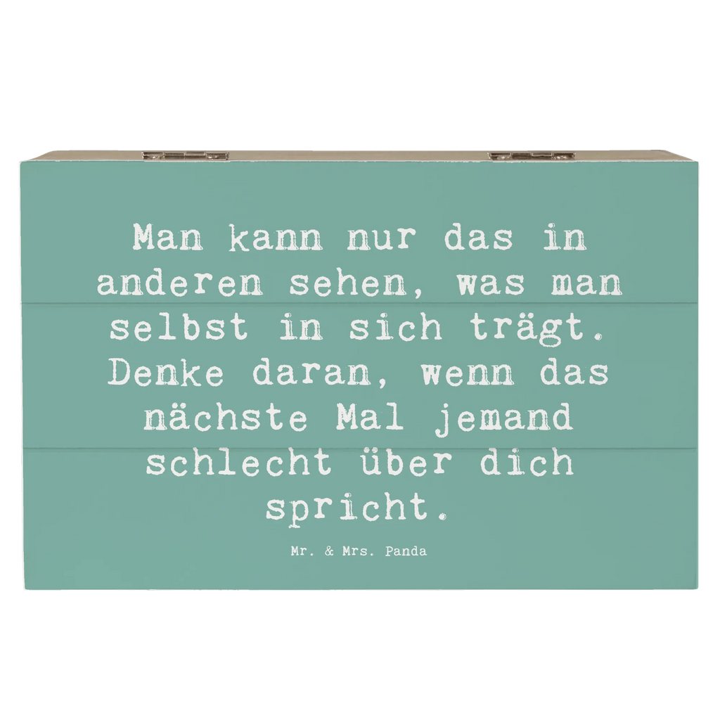 Holzkiste Spruch Mobbing bewältigen Spiegelbild Holzkiste, Kiste, Schatzkiste, Truhe, Schatulle, XXL, Erinnerungsbox, Erinnerungskiste, Dekokiste, Aufbewahrungsbox, Geschenkbox, Geschenkdose