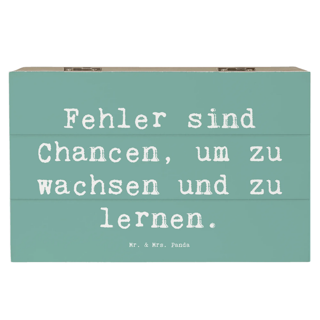 Holzkiste Spruch Fehler lernen wachsen Holzkiste, Kiste, Schatzkiste, Truhe, Schatulle, XXL, Erinnerungsbox, Erinnerungskiste, Dekokiste, Aufbewahrungsbox, Geschenkbox, Geschenkdose