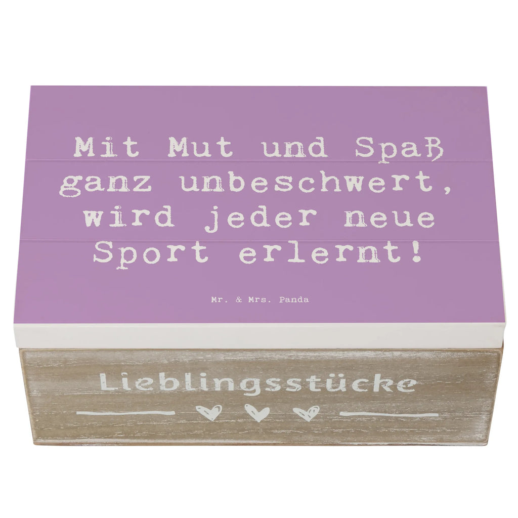 Holzkiste Spruch Neue Sportart versuchen Holzkiste, Kiste, Schatzkiste, Truhe, Schatulle, XXL, Erinnerungsbox, Erinnerungskiste, Dekokiste, Aufbewahrungsbox, Geschenkbox, Geschenkdose