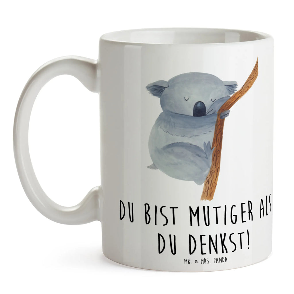 Tasse Alleine schlafen lernen Mutiger als gedacht Tasse, Kaffeetasse, Teetasse, Becher, Kaffeebecher, Teebecher, Keramiktasse, Porzellantasse, Büro Tasse, Geschenk Tasse, Tasse Sprüche, Tasse Motive, Kaffeetassen, Tasse bedrucken, Designer Tasse, Cappuccino Tassen, Schöne Teetassen