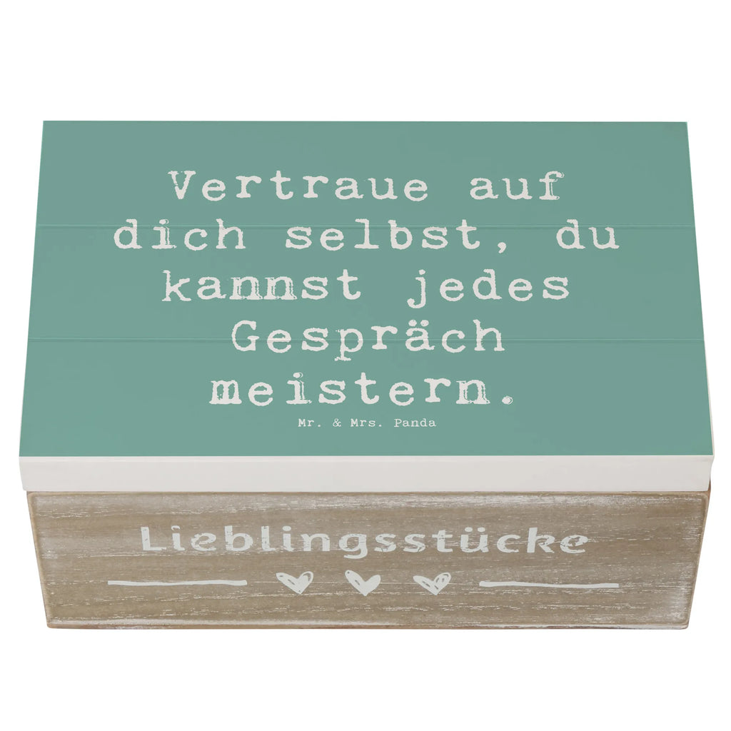 Holzkiste Spruch Ein schwieriges Gespräch führen Holzkiste, Kiste, Schatzkiste, Truhe, Schatulle, XXL, Erinnerungsbox, Erinnerungskiste, Dekokiste, Aufbewahrungsbox, Geschenkbox, Geschenkdose