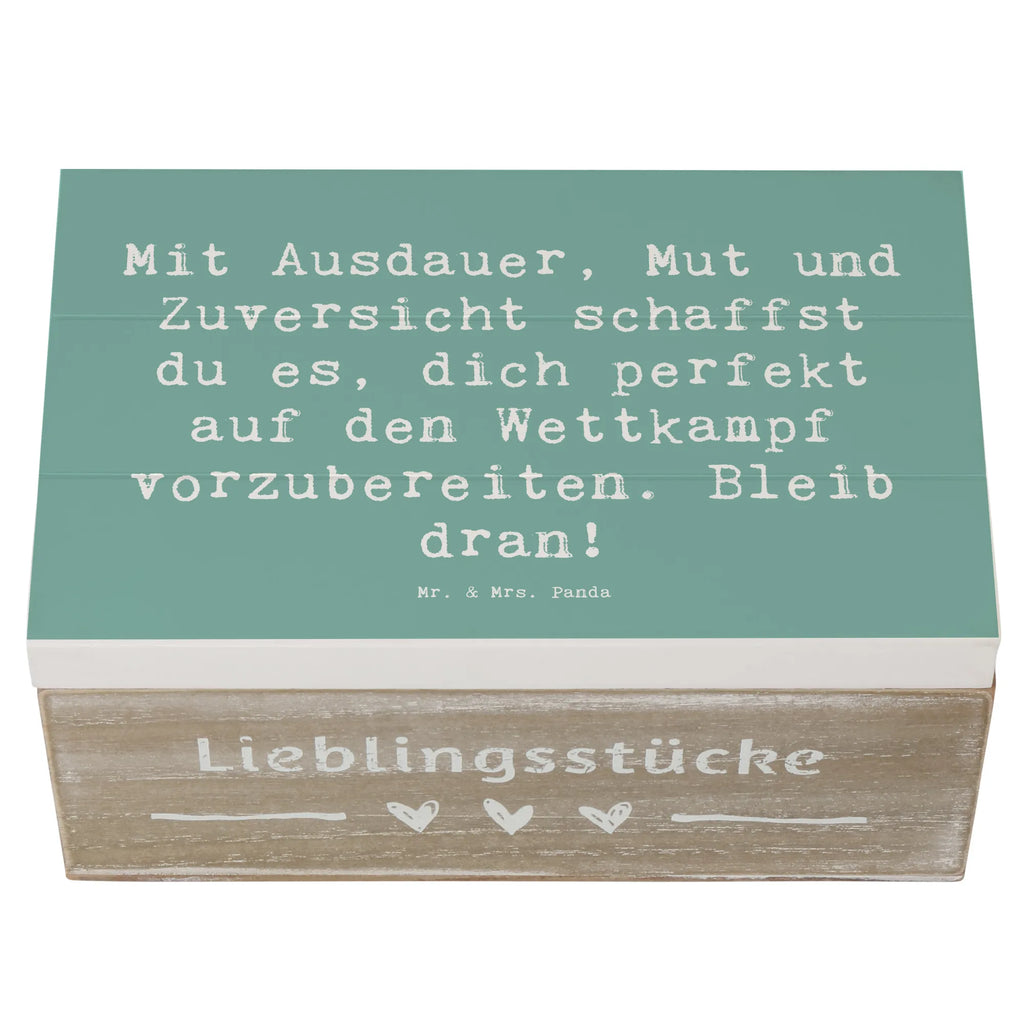 Holzkiste Spruch Wettkampfvorbereitung meistern Holzkiste, Kiste, Schatzkiste, Truhe, Schatulle, XXL, Erinnerungsbox, Erinnerungskiste, Dekokiste, Aufbewahrungsbox, Geschenkbox, Geschenkdose