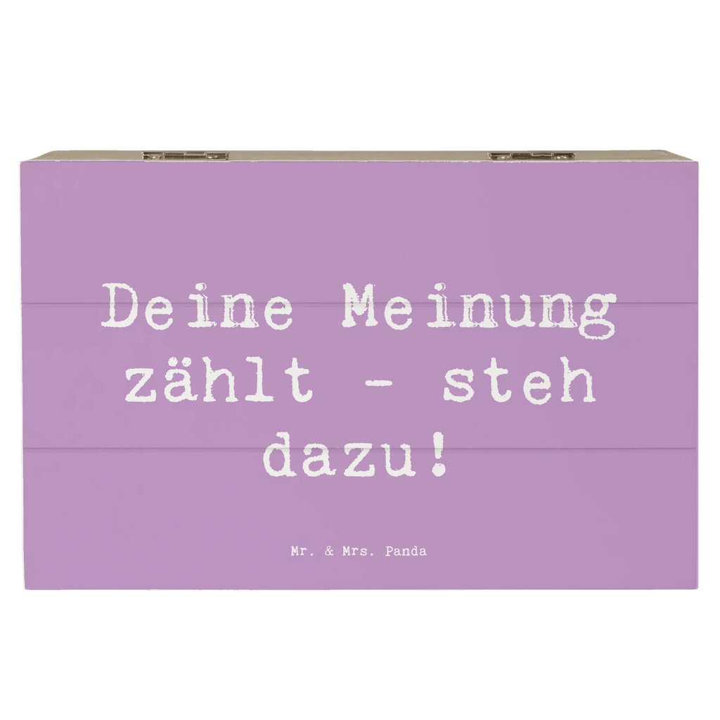 Holzkiste Spruch Mutig zu Meinungen Holzkiste, Kiste, Schatzkiste, Truhe, Schatulle, XXL, Erinnerungsbox, Erinnerungskiste, Dekokiste, Aufbewahrungsbox, Geschenkbox, Geschenkdose