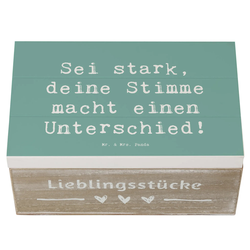 Holzkiste Spruch Deine Stimme zählt Holzkiste, Kiste, Schatzkiste, Truhe, Schatulle, XXL, Erinnerungsbox, Erinnerungskiste, Dekokiste, Aufbewahrungsbox, Geschenkbox, Geschenkdose