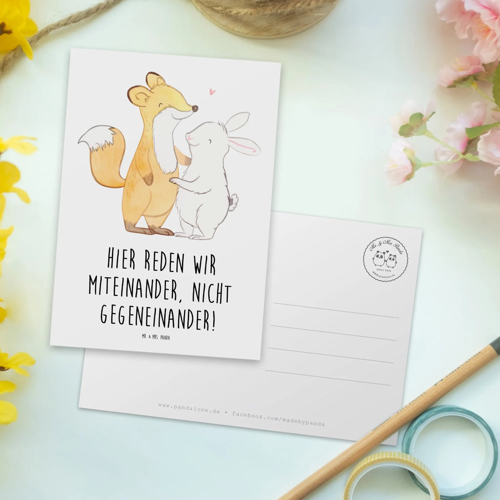 Postkarte Konflikte friedlich lösen Postkarte, Karte, Geschenkkarte, Grußkarte, Einladung, Ansichtskarte, Geburtstagskarte, Einladungskarte, Dankeskarte, Ansichtskarten, Einladung Geburtstag, Einladungskarten Geburtstag