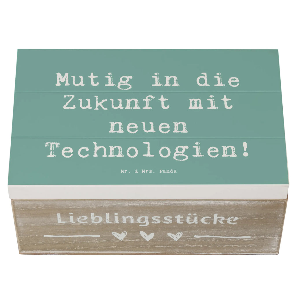 Holzkiste Spruch Neuen Technologien begegnen Holzkiste, Kiste, Schatzkiste, Truhe, Schatulle, XXL, Erinnerungsbox, Erinnerungskiste, Dekokiste, Aufbewahrungsbox, Geschenkbox, Geschenkdose