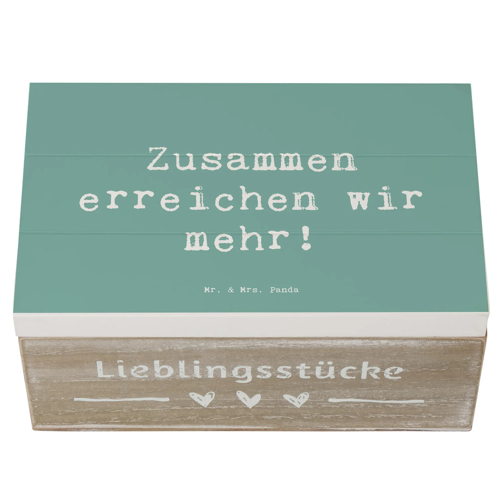 Holzkiste Spruch Im Team zusammenarbeiten Holzkiste, Kiste, Schatzkiste, Truhe, Schatulle, XXL, Erinnerungsbox, Erinnerungskiste, Dekokiste, Aufbewahrungsbox, Geschenkbox, Geschenkdose