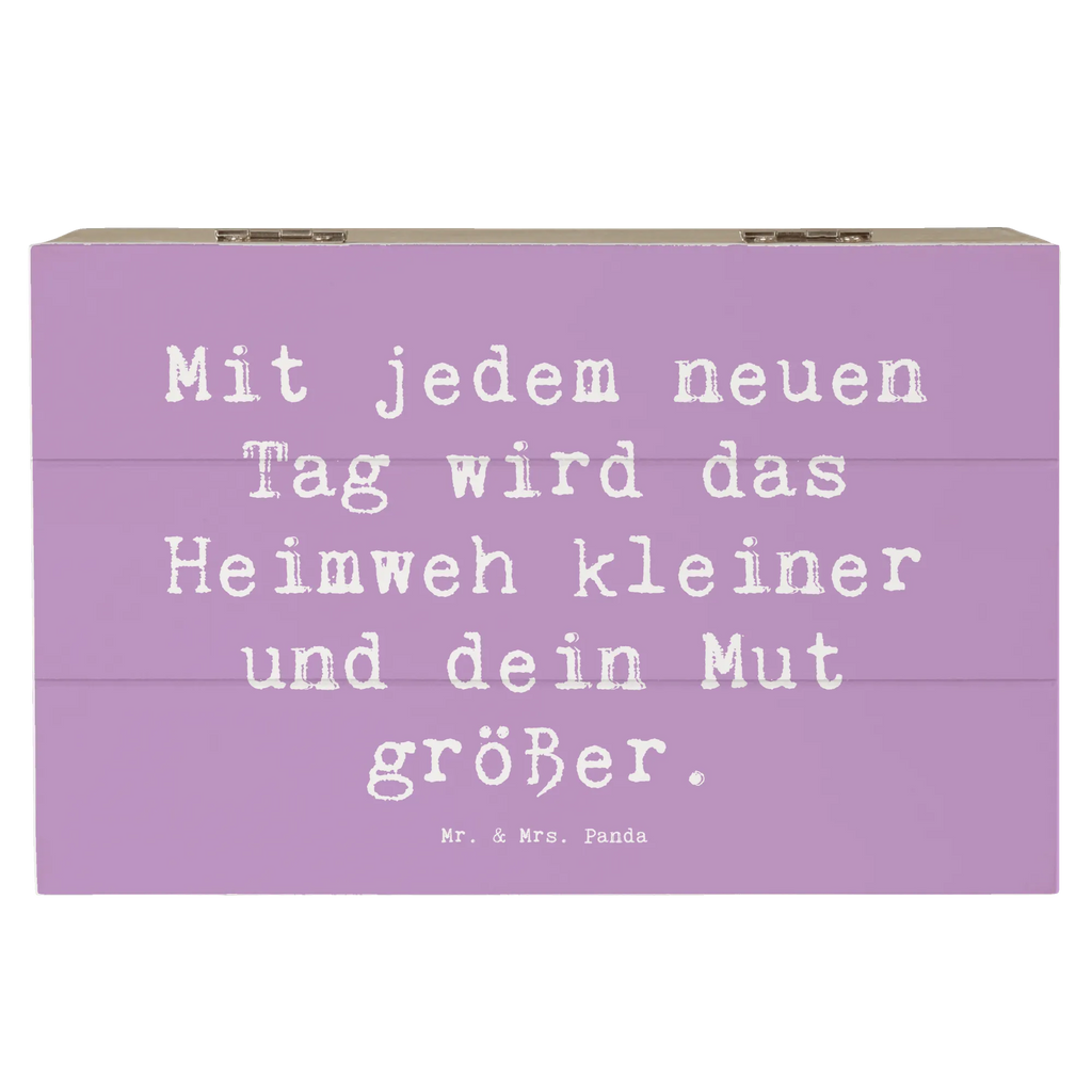 Holzkiste Spruch Heimweh überwinden Mut Holzkiste, Kiste, Schatzkiste, Truhe, Schatulle, XXL, Erinnerungsbox, Erinnerungskiste, Dekokiste, Aufbewahrungsbox, Geschenkbox, Geschenkdose