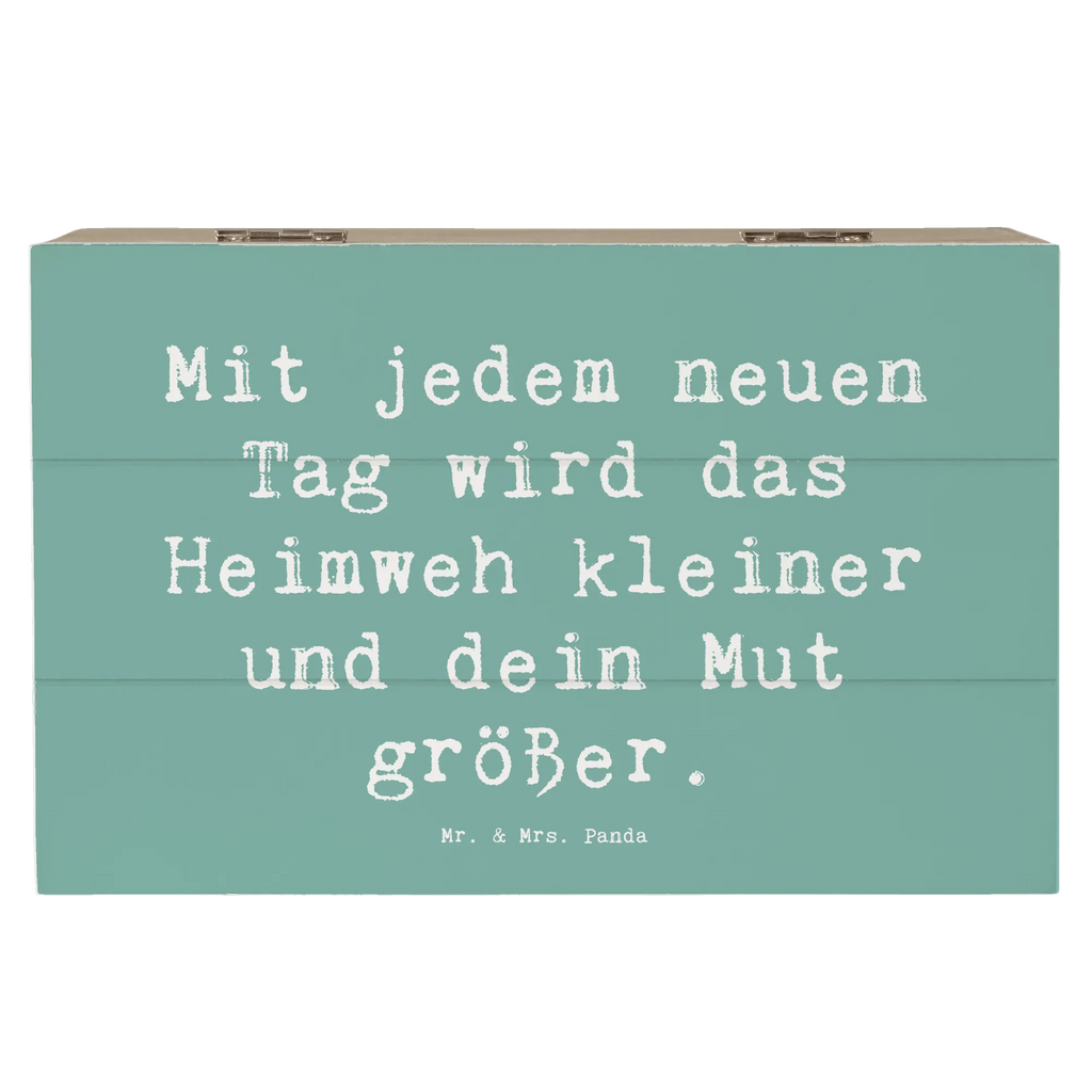 Holzkiste Spruch Heimweh überwinden Mut Holzkiste, Kiste, Schatzkiste, Truhe, Schatulle, XXL, Erinnerungsbox, Erinnerungskiste, Dekokiste, Aufbewahrungsbox, Geschenkbox, Geschenkdose