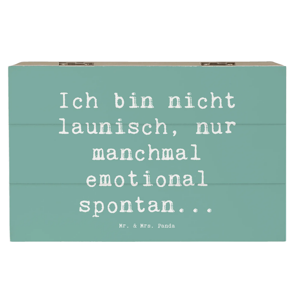 Holzkiste Spruch Emotionen ausdrücken Holzkiste, Kiste, Schatzkiste, Truhe, Schatulle, XXL, Erinnerungsbox, Erinnerungskiste, Dekokiste, Aufbewahrungsbox, Geschenkbox, Geschenkdose