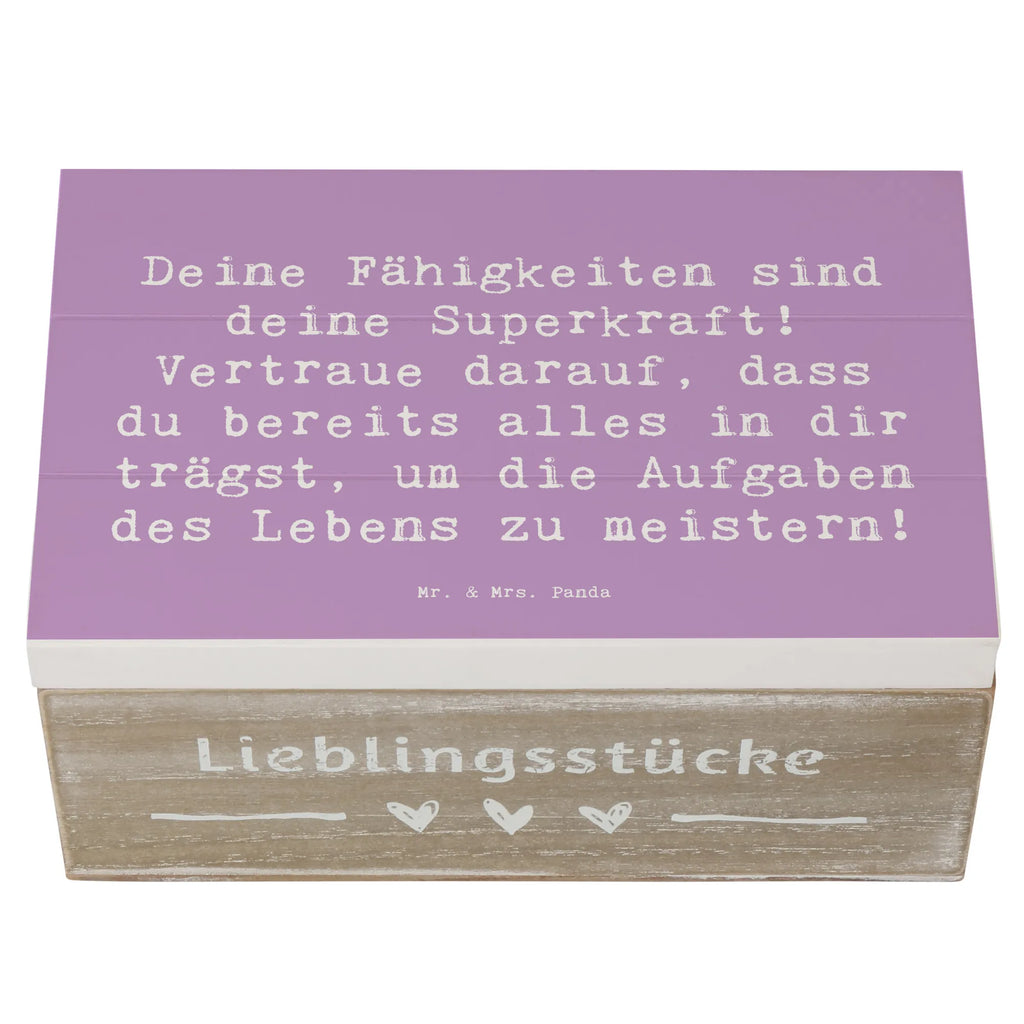 Holzkiste Spruch Vertrauen in Fähigkeiten Holzkiste, Kiste, Schatzkiste, Truhe, Schatulle, XXL, Erinnerungsbox, Erinnerungskiste, Dekokiste, Aufbewahrungsbox, Geschenkbox, Geschenkdose