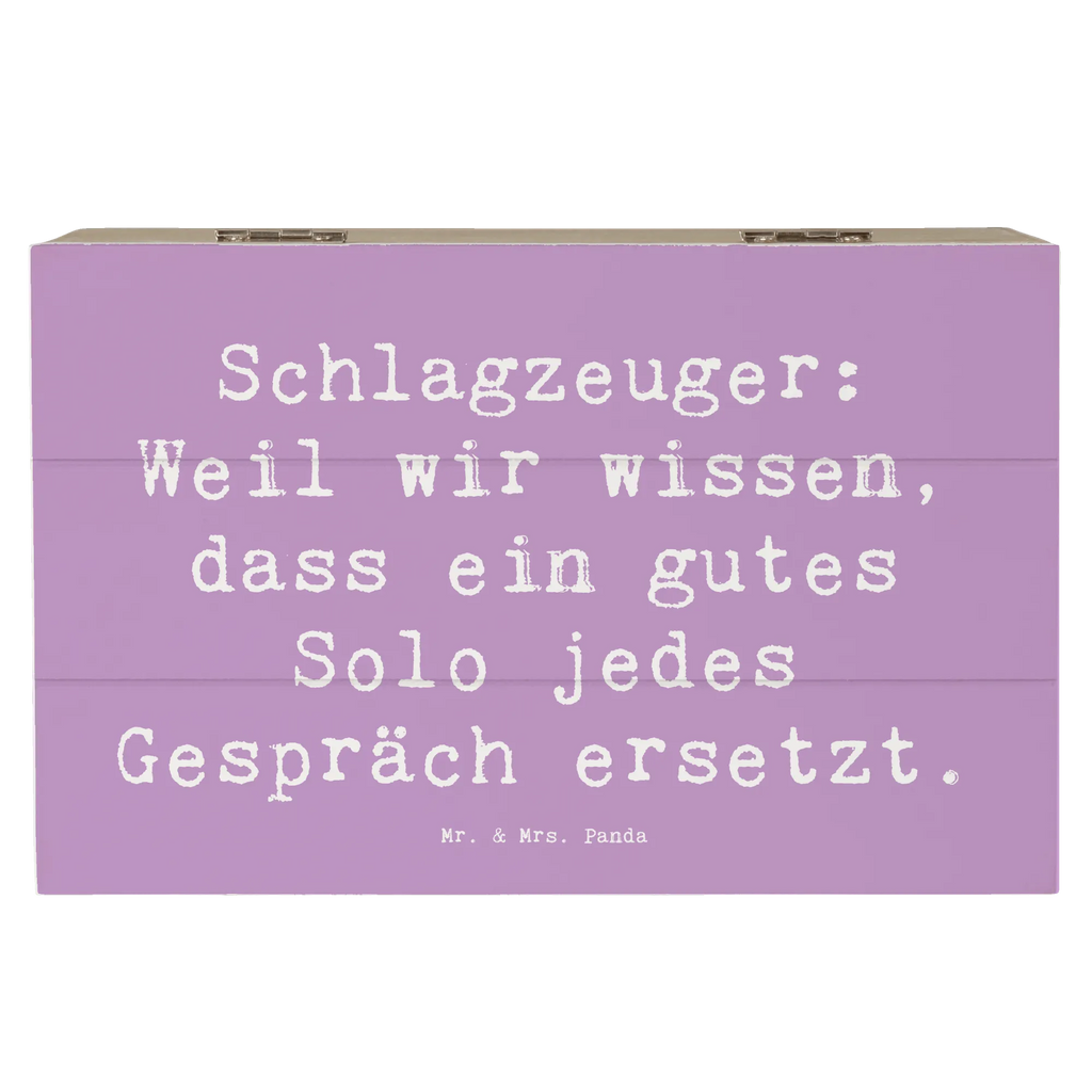 Holzkiste Spruch Schlagzeug Solo Holzkiste, Kiste, Schatzkiste, Truhe, Schatulle, XXL, Erinnerungsbox, Erinnerungskiste, Dekokiste, Aufbewahrungsbox, Geschenkbox, Geschenkdose, Instrumente, Geschenke Musiker, Musikliebhaber